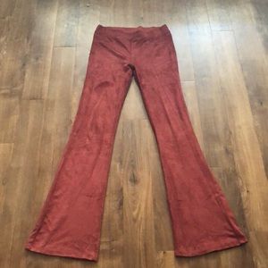 Pant faux suede